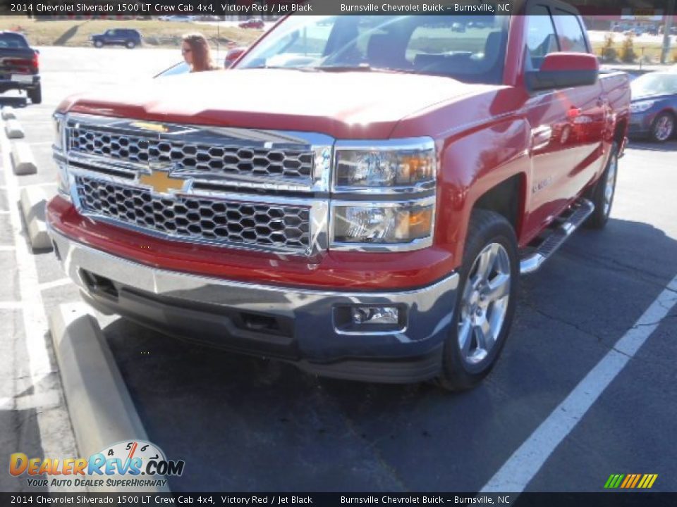 2014 Chevrolet Silverado 1500 LT Crew Cab 4x4 Victory Red / Jet Black Photo #4