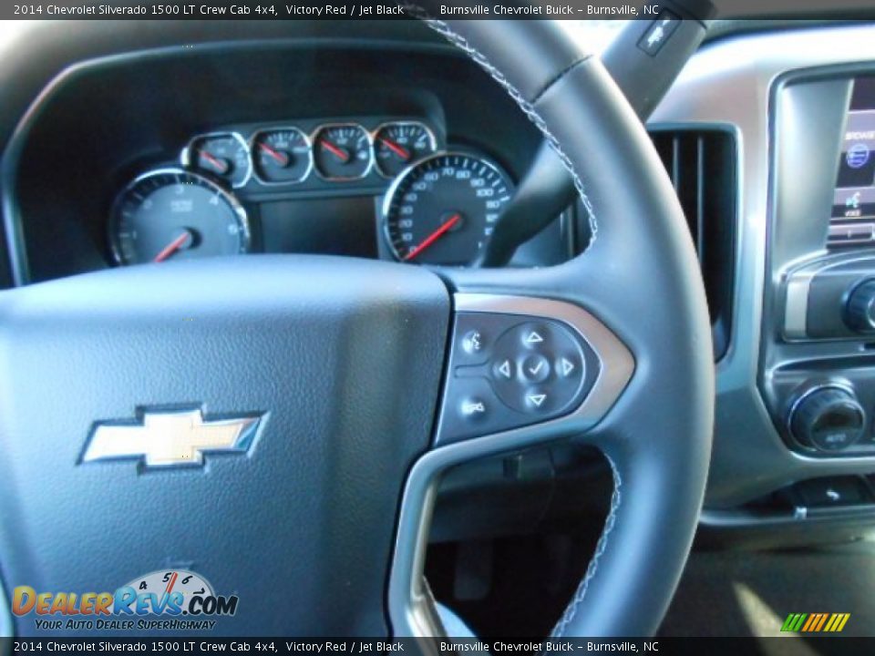 2014 Chevrolet Silverado 1500 LT Crew Cab 4x4 Victory Red / Jet Black Photo #15