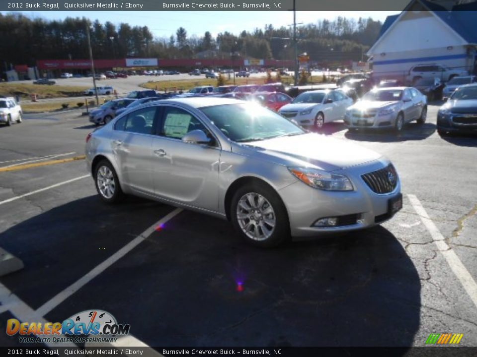 2012 Buick Regal Quicksilver Metallic / Ebony Photo #4