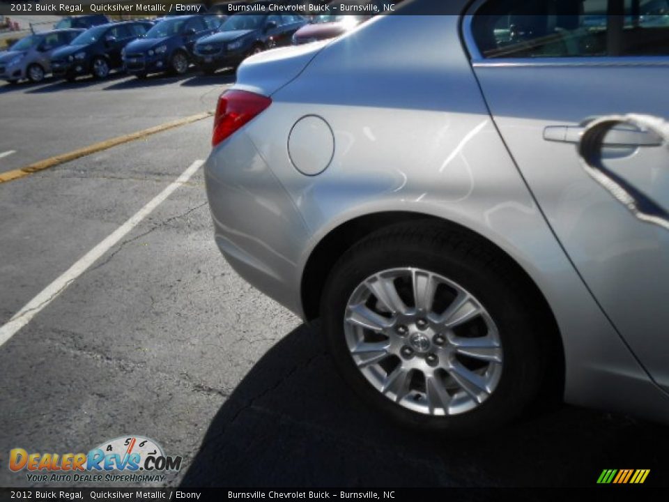 2012 Buick Regal Quicksilver Metallic / Ebony Photo #6