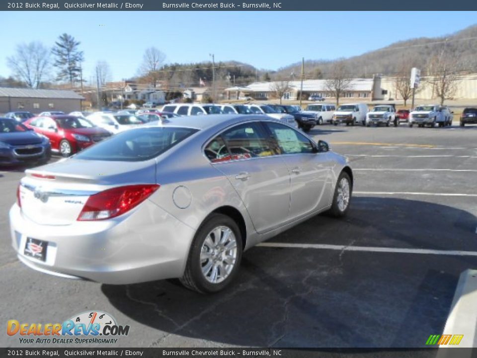 2012 Buick Regal Quicksilver Metallic / Ebony Photo #7