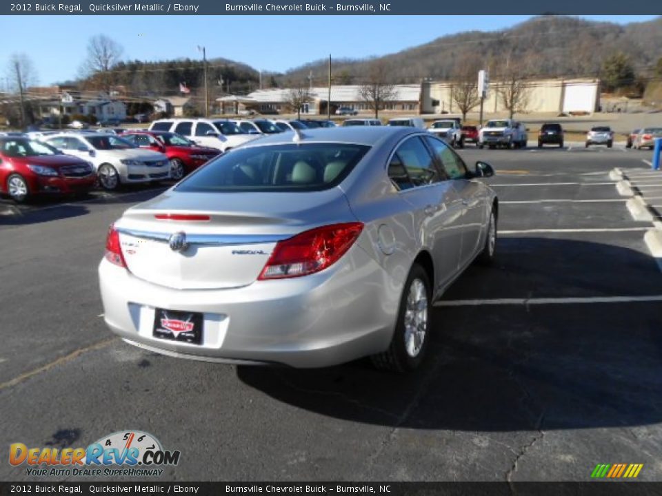 2012 Buick Regal Quicksilver Metallic / Ebony Photo #8