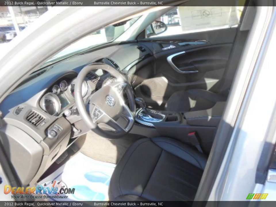 2012 Buick Regal Quicksilver Metallic / Ebony Photo #12