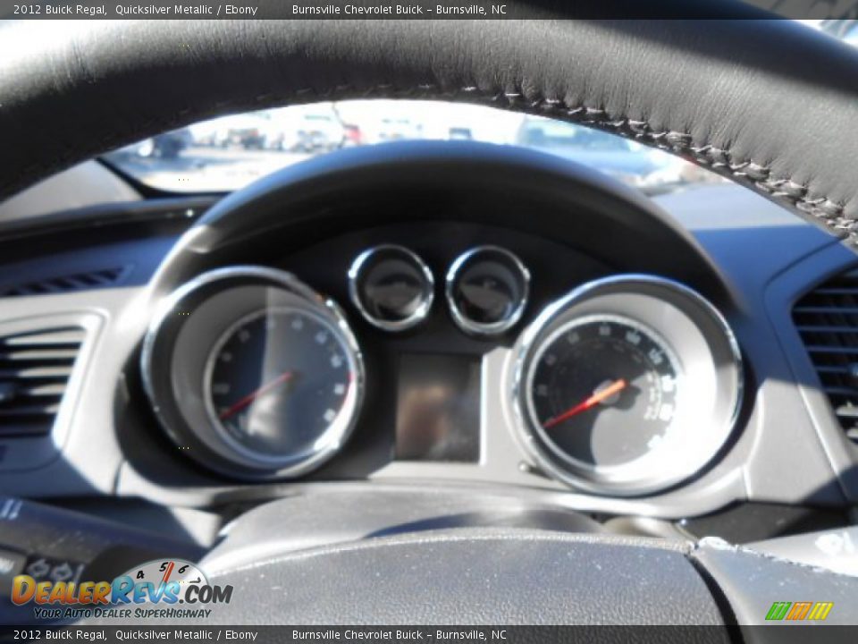 2012 Buick Regal Quicksilver Metallic / Ebony Photo #15