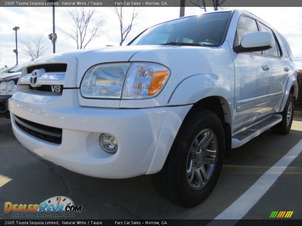 2005 Toyota Sequoia Limited Natural White / Taupe Photo #1
