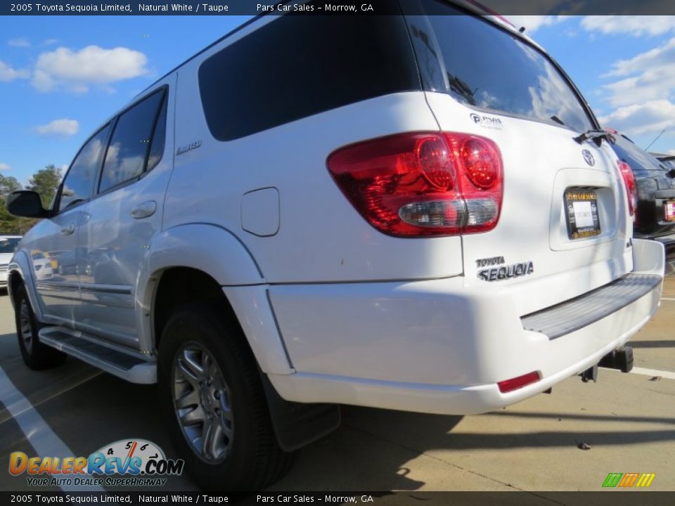 2005 Toyota Sequoia Limited Natural White / Taupe Photo #2