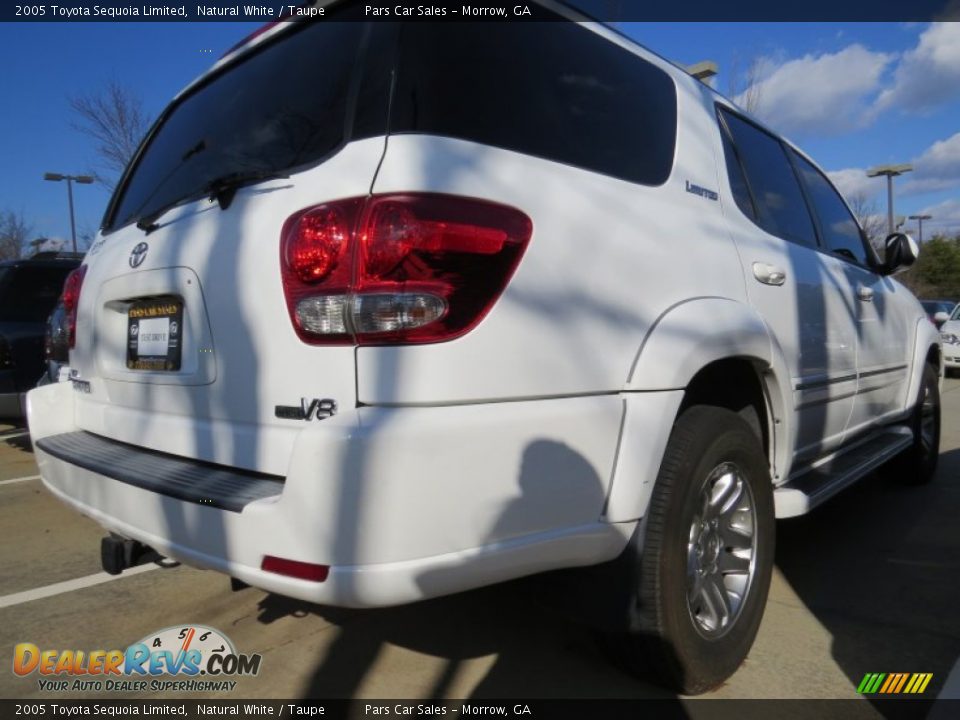 2005 Toyota Sequoia Limited Natural White / Taupe Photo #3