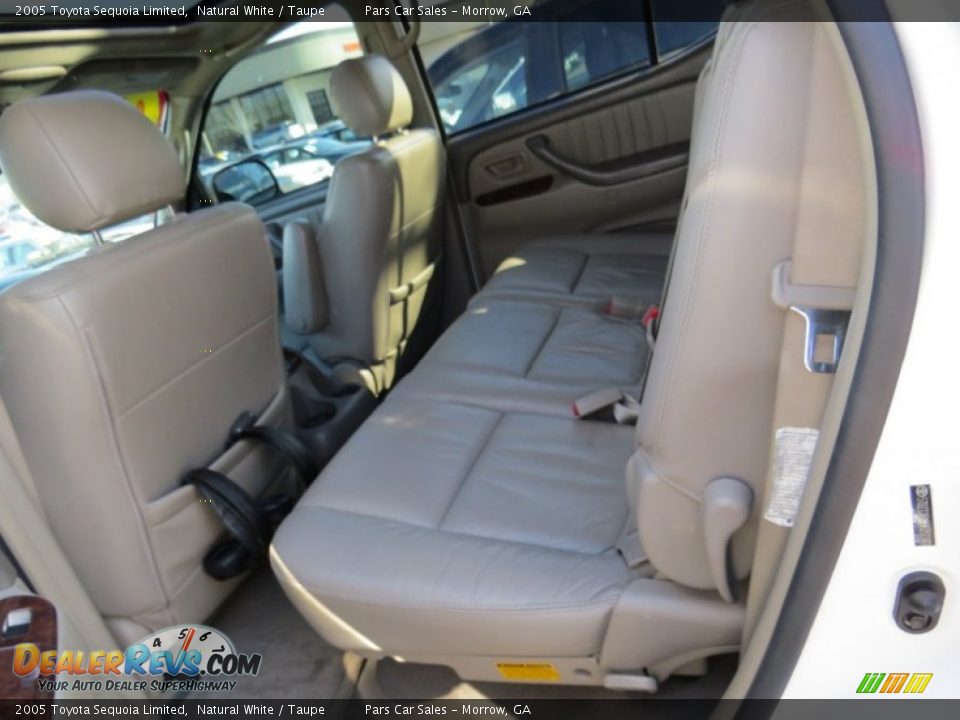 2005 Toyota Sequoia Limited Natural White / Taupe Photo #11
