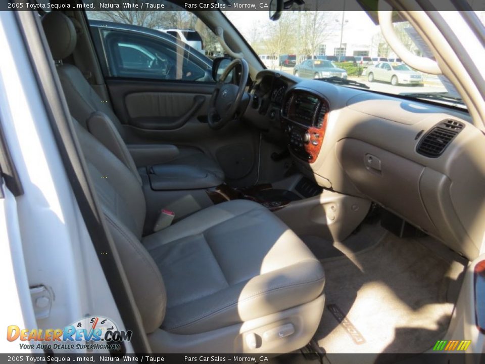 2005 Toyota Sequoia Limited Natural White / Taupe Photo #14