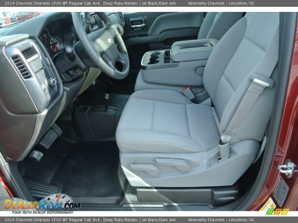 Jet Black/Dark Ash Interior - 2014 Chevrolet Silverado 1500 WT Regular Cab 4x4 Photo #8