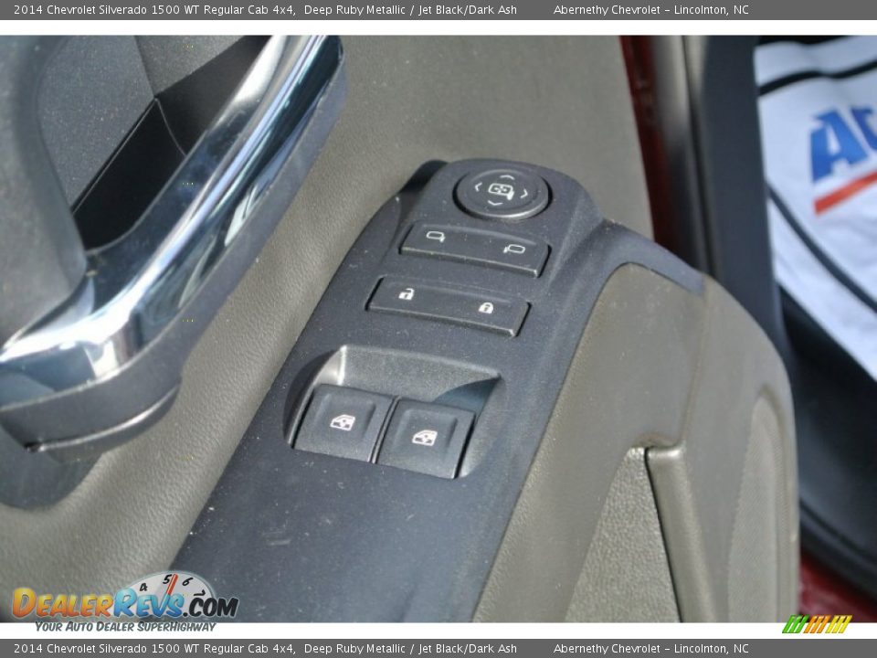 2014 Chevrolet Silverado 1500 WT Regular Cab 4x4 Deep Ruby Metallic / Jet Black/Dark Ash Photo #12