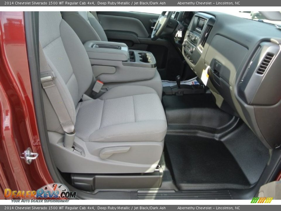 2014 Chevrolet Silverado 1500 WT Regular Cab 4x4 Deep Ruby Metallic / Jet Black/Dark Ash Photo #19