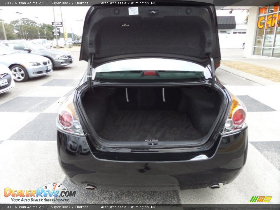 2012 Nissan Altima 2.5 S Super Black / Charcoal Photo #5