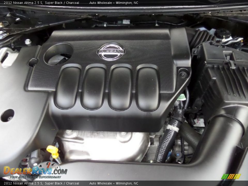 2012 Nissan Altima 2.5 S Super Black / Charcoal Photo #6