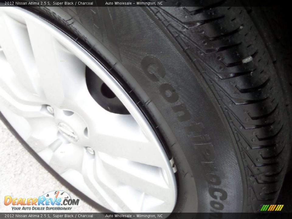 2012 Nissan Altima 2.5 S Super Black / Charcoal Photo #8