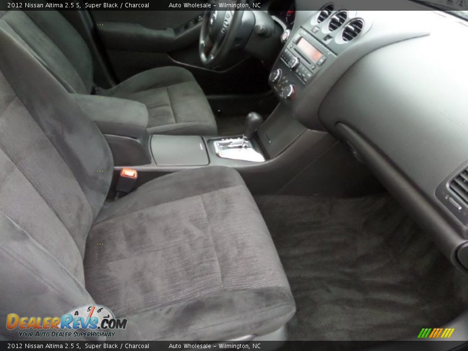2012 Nissan Altima 2.5 S Super Black / Charcoal Photo #13