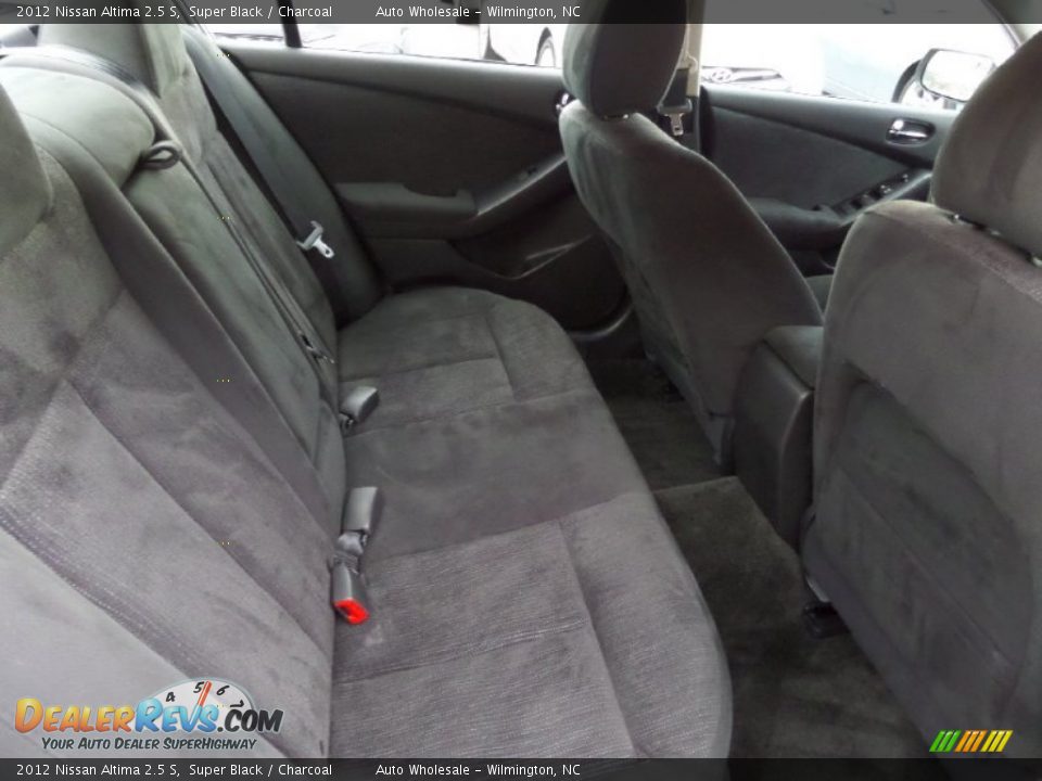 2012 Nissan Altima 2.5 S Super Black / Charcoal Photo #14
