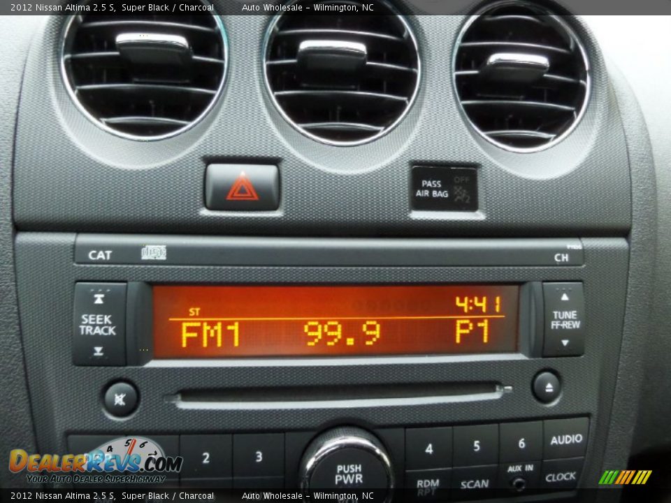 2012 Nissan Altima 2.5 S Super Black / Charcoal Photo #17