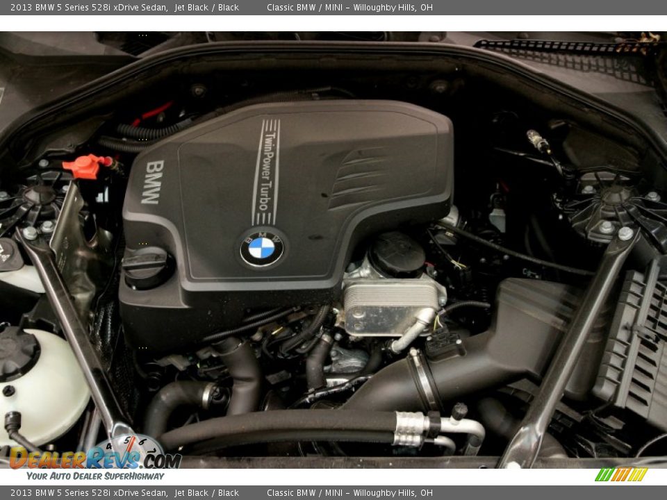 2013 BMW 5 Series 528i xDrive Sedan Jet Black / Black Photo #27