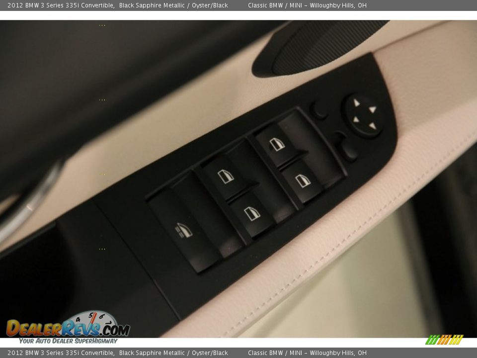 2012 BMW 3 Series 335i Convertible Black Sapphire Metallic / Oyster/Black Photo #6