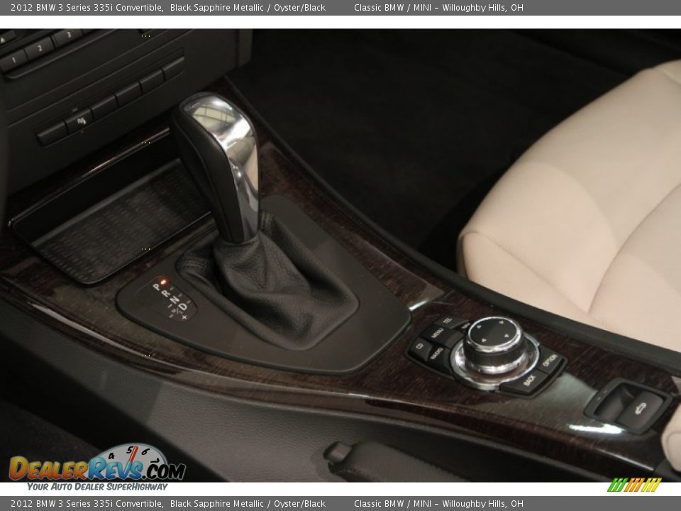 2012 BMW 3 Series 335i Convertible Black Sapphire Metallic / Oyster/Black Photo #13