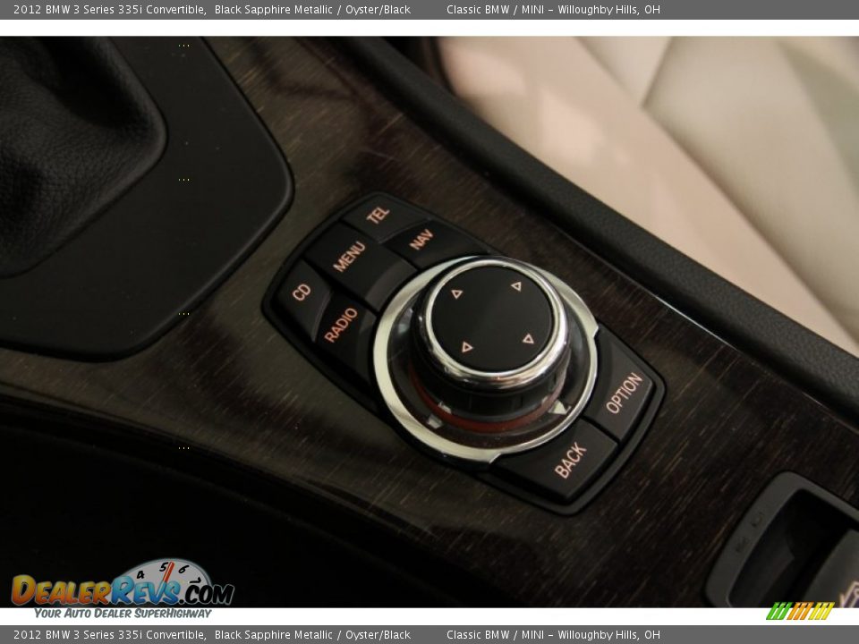 2012 BMW 3 Series 335i Convertible Black Sapphire Metallic / Oyster/Black Photo #23