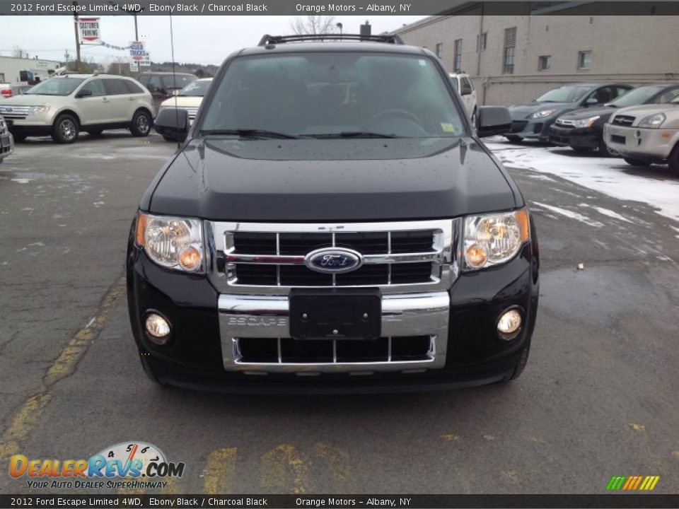 2012 Ford Escape Limited 4WD Ebony Black / Charcoal Black Photo #2