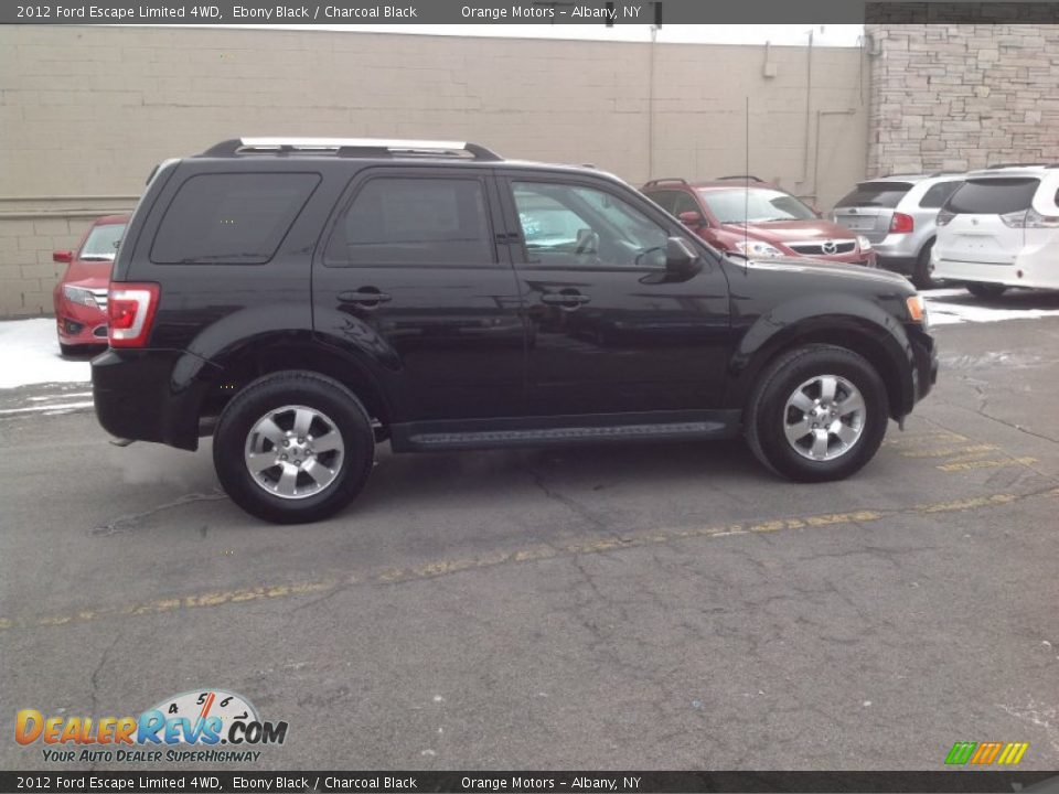 2012 Ford Escape Limited 4WD Ebony Black / Charcoal Black Photo #8
