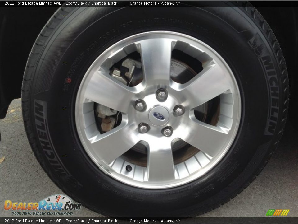 2012 Ford Escape Limited 4WD Ebony Black / Charcoal Black Photo #9