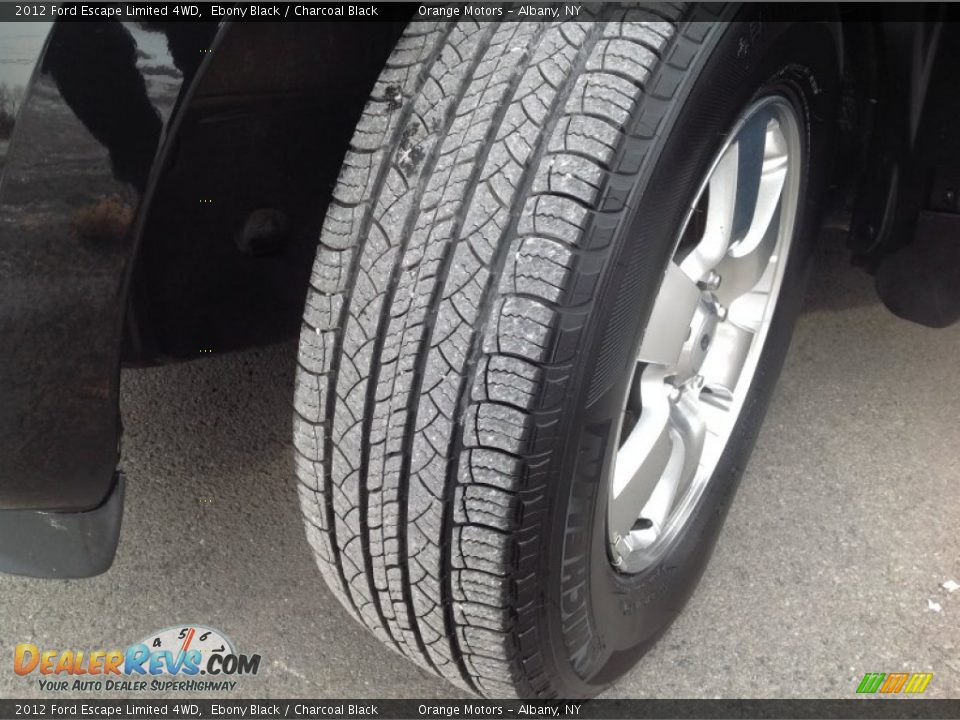 2012 Ford Escape Limited 4WD Ebony Black / Charcoal Black Photo #10