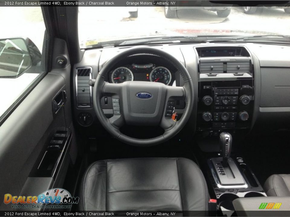2012 Ford Escape Limited 4WD Ebony Black / Charcoal Black Photo #11