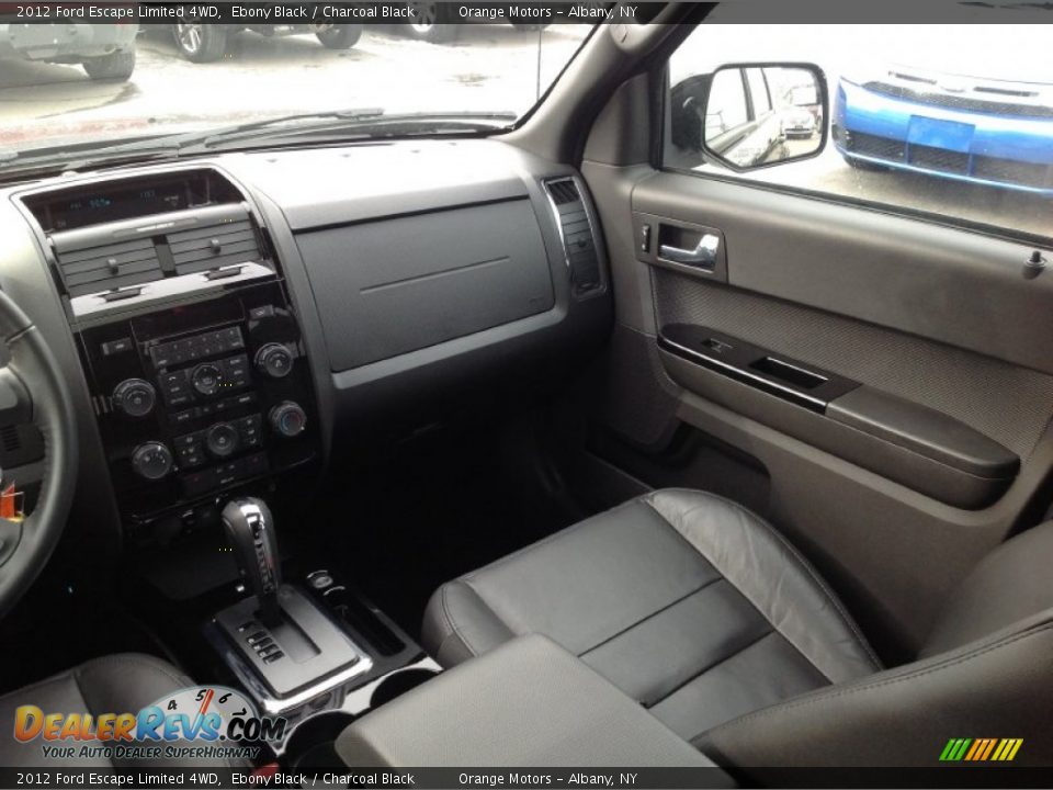 2012 Ford Escape Limited 4WD Ebony Black / Charcoal Black Photo #12