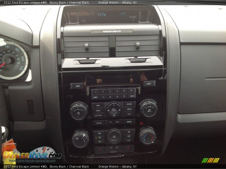 2012 Ford Escape Limited 4WD Ebony Black / Charcoal Black Photo #15
