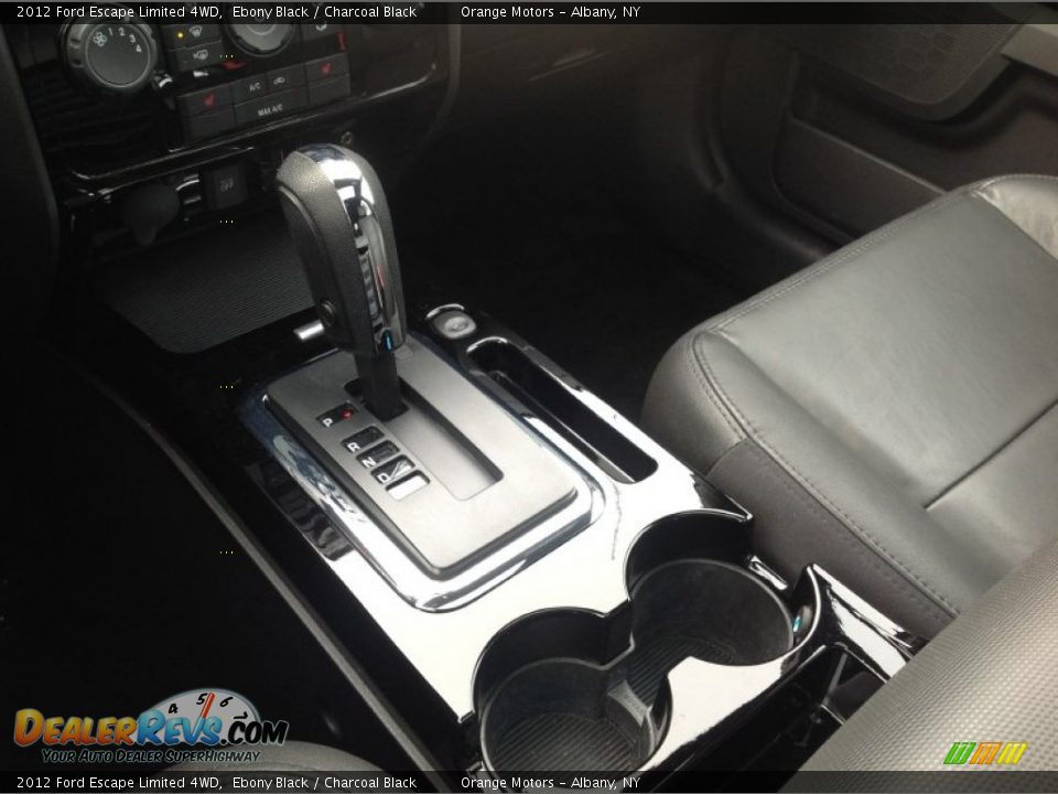 2012 Ford Escape Limited 4WD Ebony Black / Charcoal Black Photo #16