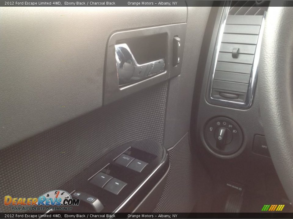 2012 Ford Escape Limited 4WD Ebony Black / Charcoal Black Photo #17