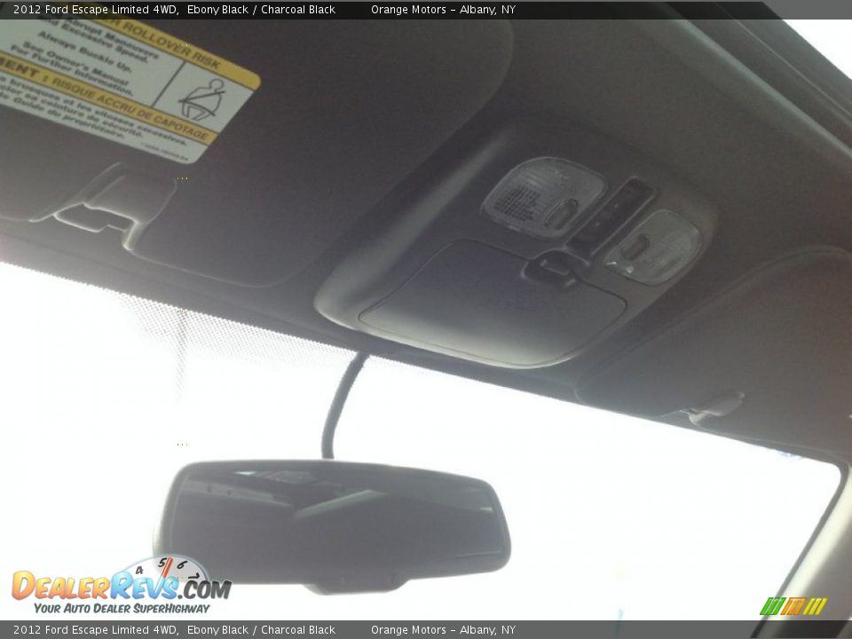2012 Ford Escape Limited 4WD Ebony Black / Charcoal Black Photo #18