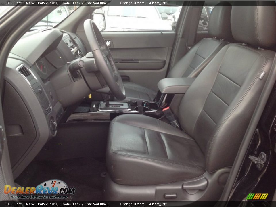 2012 Ford Escape Limited 4WD Ebony Black / Charcoal Black Photo #19