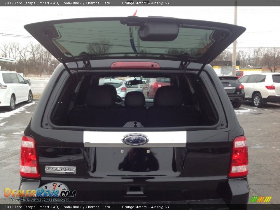 2012 Ford Escape Limited 4WD Ebony Black / Charcoal Black Photo #22