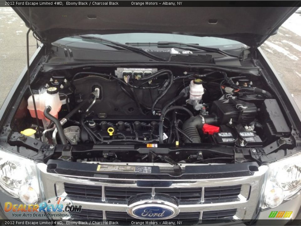 2012 Ford Escape Limited 4WD Ebony Black / Charcoal Black Photo #24