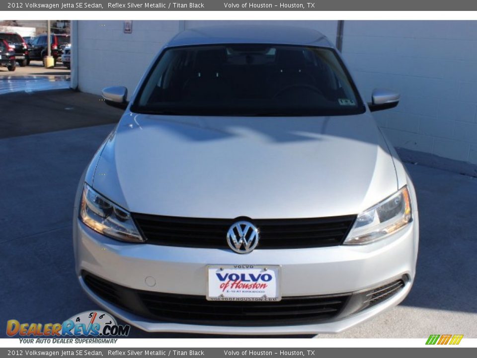 2012 Volkswagen Jetta SE Sedan Reflex Silver Metallic / Titan Black Photo #2