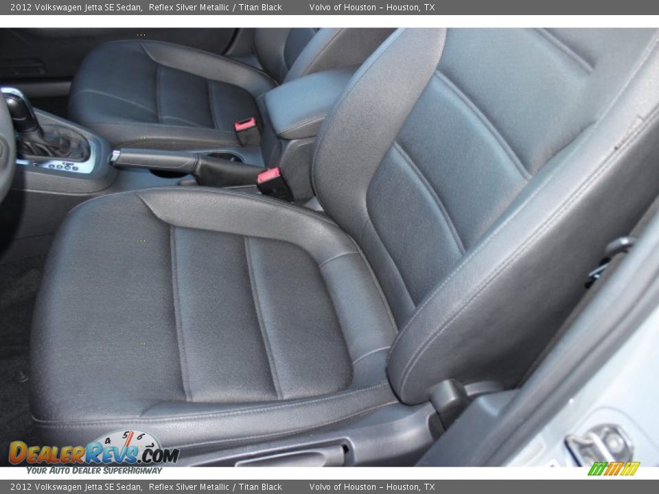 2012 Volkswagen Jetta SE Sedan Reflex Silver Metallic / Titan Black Photo #14