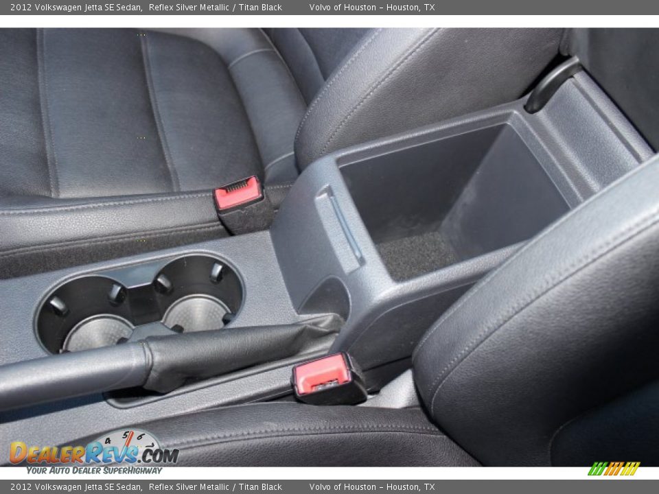 2012 Volkswagen Jetta SE Sedan Reflex Silver Metallic / Titan Black Photo #21