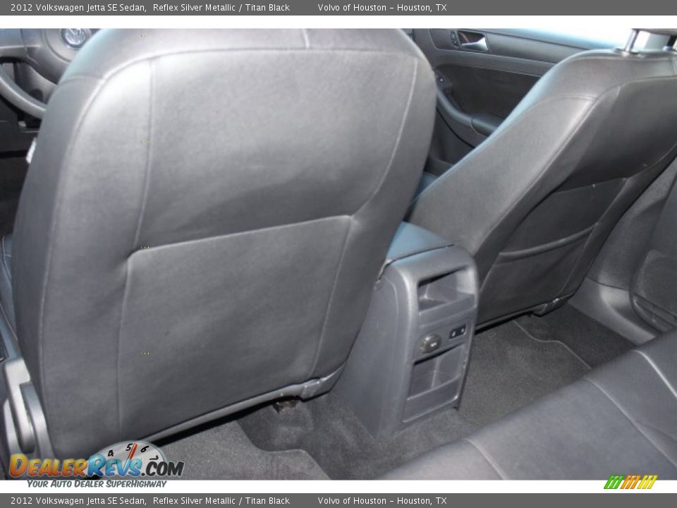 2012 Volkswagen Jetta SE Sedan Reflex Silver Metallic / Titan Black Photo #25