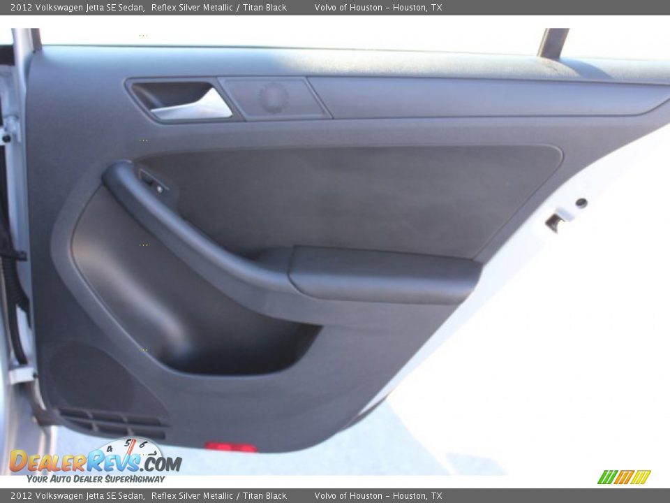 2012 Volkswagen Jetta SE Sedan Reflex Silver Metallic / Titan Black Photo #31