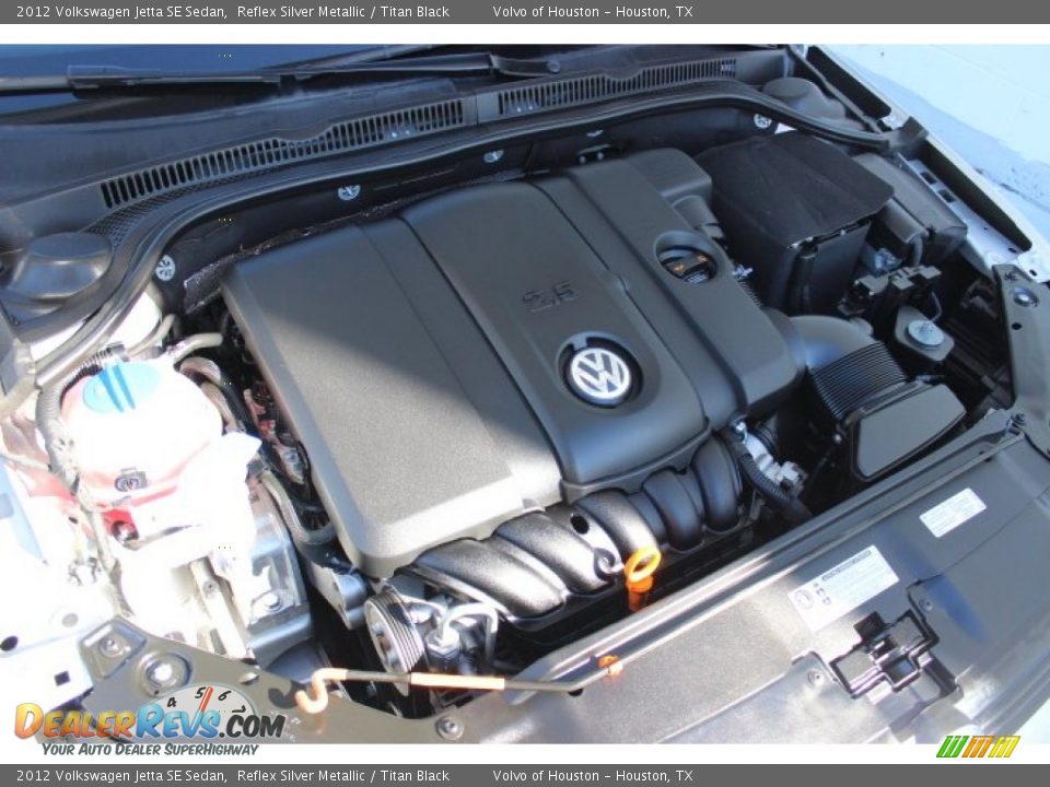 2012 Volkswagen Jetta SE Sedan Reflex Silver Metallic / Titan Black Photo #36