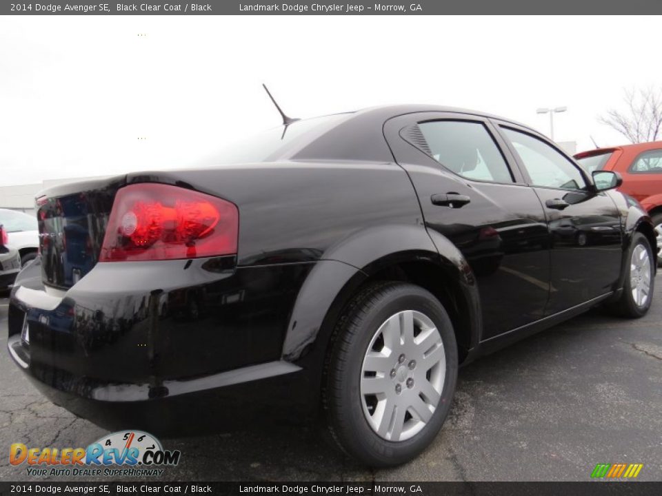 2014 Dodge Avenger SE Black Clear Coat / Black Photo #3