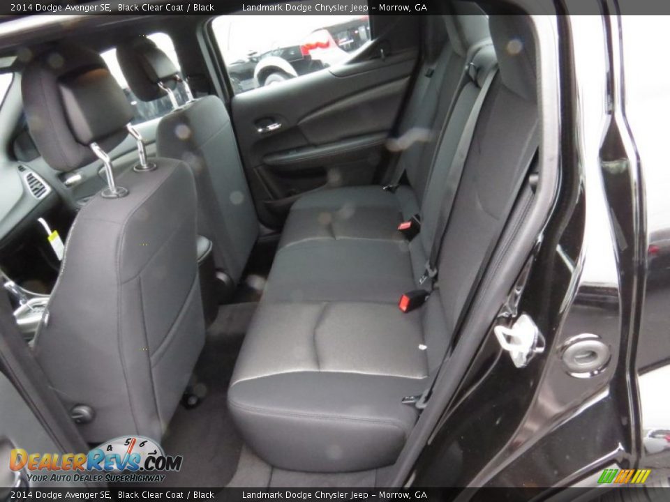 2014 Dodge Avenger SE Black Clear Coat / Black Photo #8