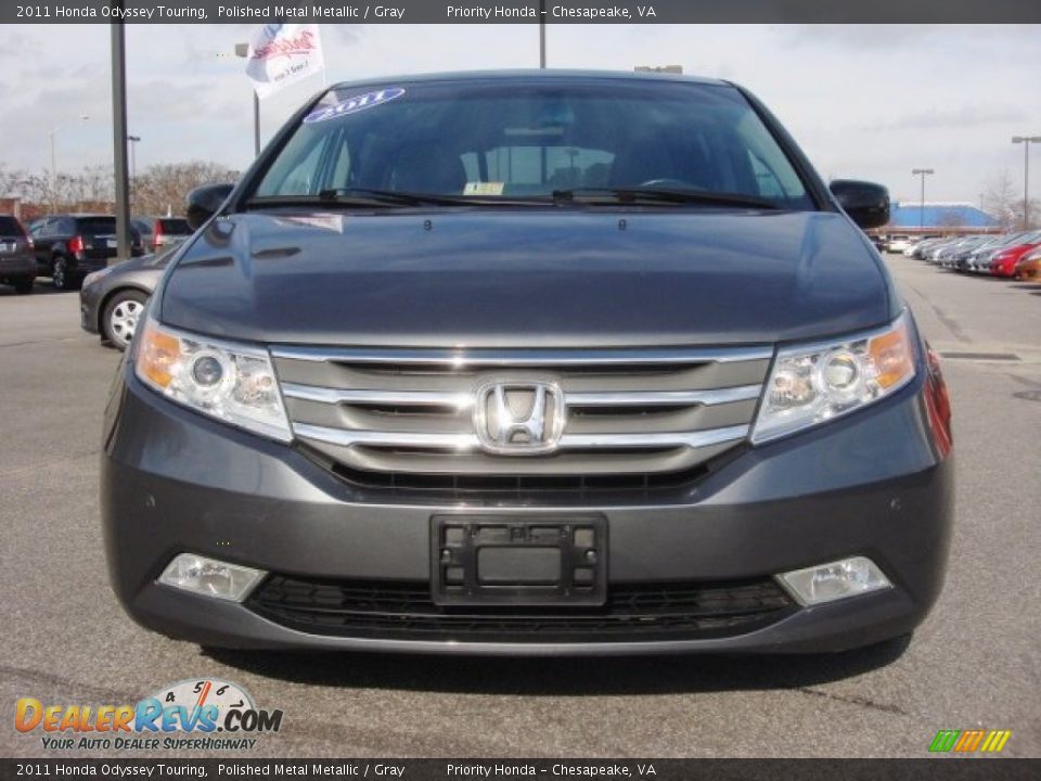 2011 Honda Odyssey Touring Polished Metal Metallic / Gray Photo #9