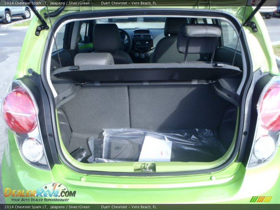 2014 Chevrolet Spark LT Jalapeno / Silver/Green Photo #5