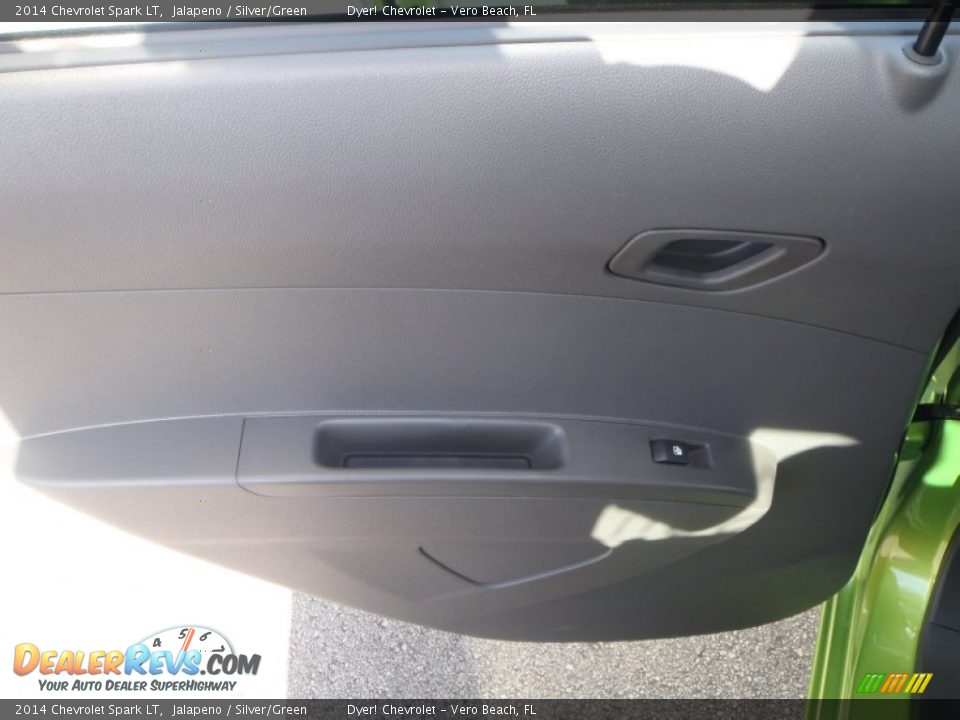 2014 Chevrolet Spark LT Jalapeno / Silver/Green Photo #16